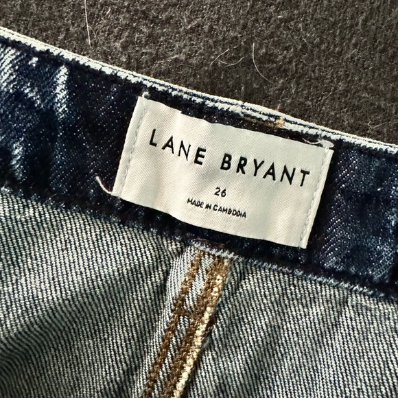 Lane Bryant Dark Denim Mini Skirt - Picture 5 of 6
